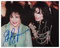MICHAEL JACKSON AND ELIZABETH TAYLOR SIGNED PHOTOGRAPH