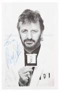 RINGO STARR SIGNED PHOTOGRAPH
