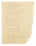 SLY STONE HANDWRITTEN LYRICS