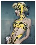 LADY GAGA SIGNED PHOTOGRAPH
