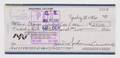 MADONNA SIGNED CHECK