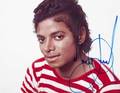 MICHAEL JACKSON SIGNED PHOTOGRAPH