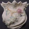 21 Belleek Painted Flower Pot Vase