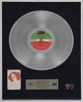 BETTE MIDLER PLATINUM RECORD AWARD