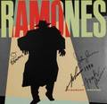 RAMONES PLEASANT DREAMS SIGNED ALBUM AND DECK