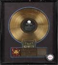 AEROSMITH GOLD RECORD AWARD