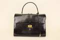 Vintage Mark Cross Black Crocodile Ladies Handbag
