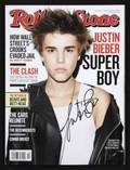 JUSTIN BIEBER SIGNED ROLLING STONE MAGAZINE