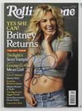 BRITNEY SPEARS SIGNED ROLLING STONE MAGAZINE