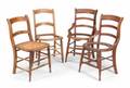 GROUP OF VINTAGE CANE CHAIRS