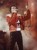 MICHAL JACKSON SIGNED PHOTOGRAPH