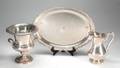 GROUP OF SILVERPLATED TABLEWARE