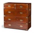 ANTIQUE CAMPAIGN CHEST