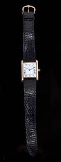 CARTIER VERMEIL WRISTWATCH