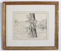 FOUR OLIVER SMITH FRAMED DRAWINGS