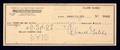 CLARK GABLE SIGNED CHECK