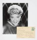 VIVIAN VANCE SIGNED POSTCARD