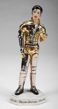 MICHAEL JACKSON PORCELAIN HISTORY FIGURINE