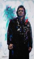 JOHNNY CASH PAINTING BY SIDNEY MAURER