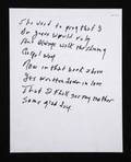 JOHNNY CASH HANDWRITTEN IF I COULD HEAR MY MOTHER PRAY AGAIN LYRICS