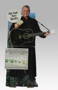 JOHNNY CASH ADVERTISING STANDEES