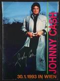 JOHNNY CASH SIGNED AUSTRIAN PROGRAM