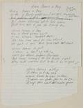 JOHNNY CASH HANDWRITTEN HERE COMES A BOY LYRICS