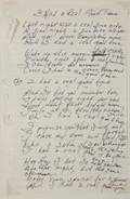 JOHNNY CASH HANDWRITTEN I HAD A REAL GOOD TIME LYRICS