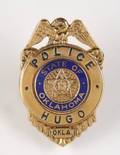 ELVIS PRESLEY HUGO OKLAHOMA POLICE BADGE