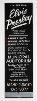 ELVIS PRESLEY ORIGINAL 1956 POSTER