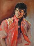 MICHAEL JACKSON SIGNED PAINTING