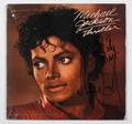 MICHAEL JACKSON SIGNED THRILLER 12INCH SINGLE