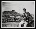 ELVIS PRESLEY SIGNED BLUE HAWAII PHOTOGRAPH