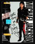 MICHAEL JACKSON SIGNED BAD PROGRAM