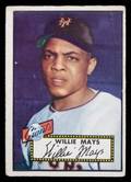 WILLIE MAYS 1952 TOPPS BASEBALL ROOKIE CARD