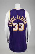 KAREEM ABDULJABBAR SIGNED LAKERS JERSEY