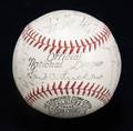 1940 NEW YORK GIANTS TEAM SIGNED BASEBALL