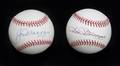 JOE DiMAGGIO AND DOM DiMAGGIO SIGNED BASEBALLS