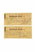 LES PAUL SIGNED CHECKS