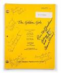THE GOLDEN GIRLS CAST SIGNED SCRIPT
