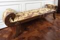 CARVED EGYPTIAN STYLE BENCH