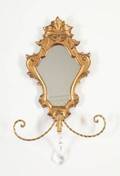 GILDED ROCOCO WALL MIRROR