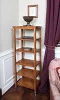 PAIR OF SQUARE BOOKSHELVES
