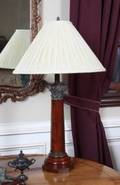 WOODEN TABLE LAMP