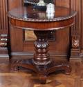 ROUND PEDESTAL OCCASIONAL TABLE