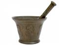LATE RENAISSANCE BRONZE MORTAR AND PESTLE