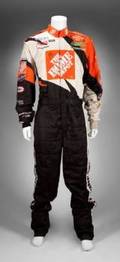 TONY STEWART SIGNED 2003 PIT CREW WORN FIRE SUIT
