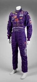 KURT BUSCH 2005 RACE WORN  SIGNED FIRE SUIT