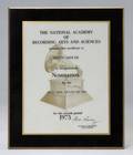 BETTE MIDLER GRAMMY NOMINATION PLAQUE