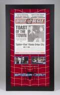 SPIDERMAN FRAMED DAILY BUGLE NEWSPAPER